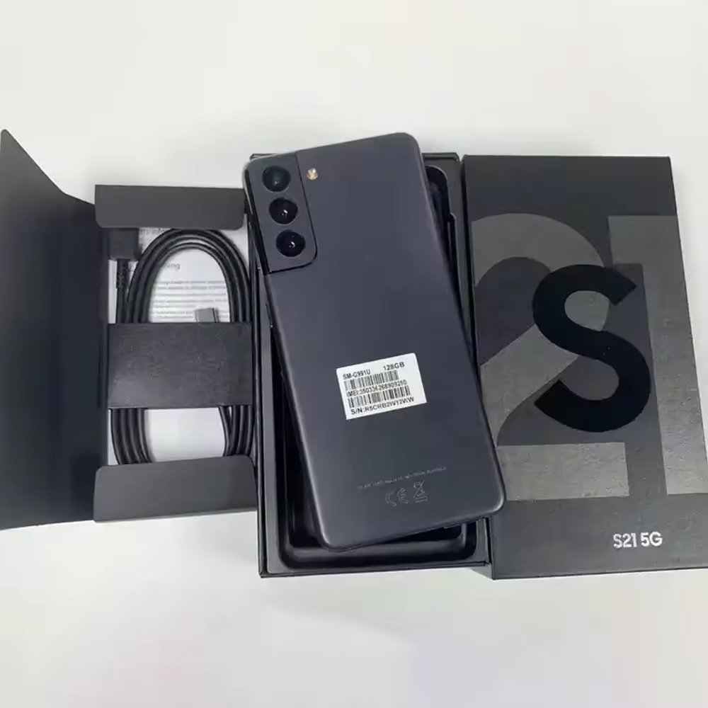 Wholesale US version For Samsung S21 5G smartphone 128GB 1SIM Original S10 S20 S21 ultra celular used mobile phone