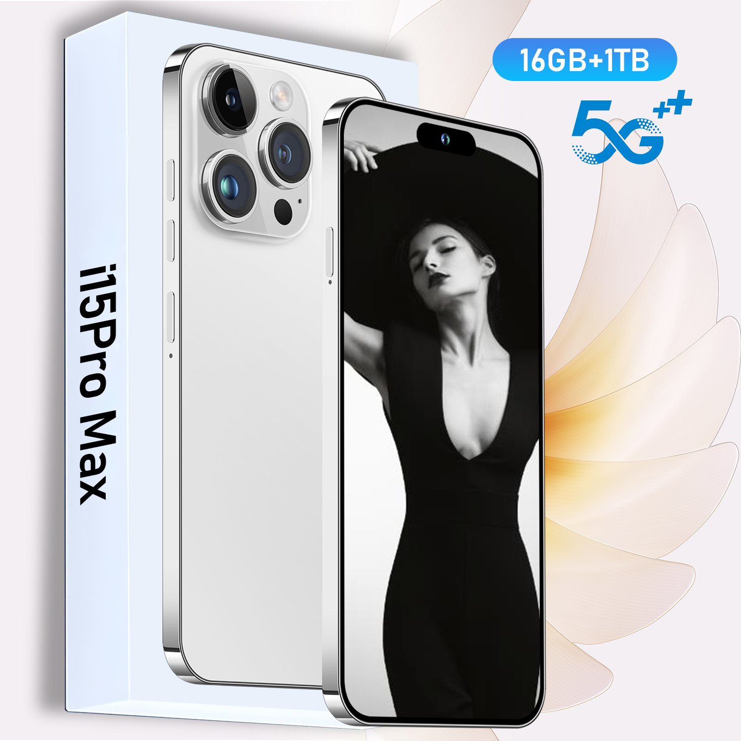 brand new i For Phone 15 Pro Entertainment phone Video calling phone 5G smartphone Smartphone Gaming Android 2 SIM