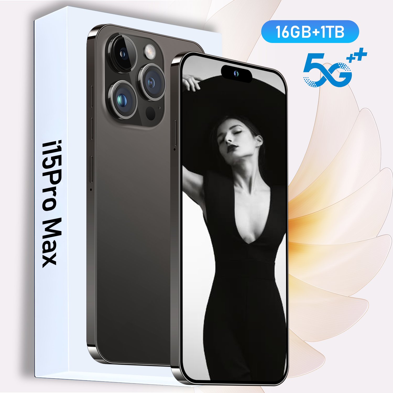 brand new i For Phone 15 Pro Entertainment phone Video calling phone 5G smartphone Smartphone Gaming Android 2 SIM
