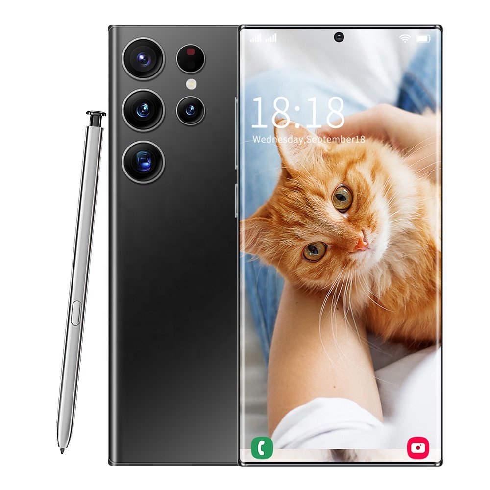New Global Unlocked S23 ULTRA 5g Smartphone 7.3 inch Full Screen Cellphone Dual Sim Android 12 Mobile Phone 16GB 512GB Storage