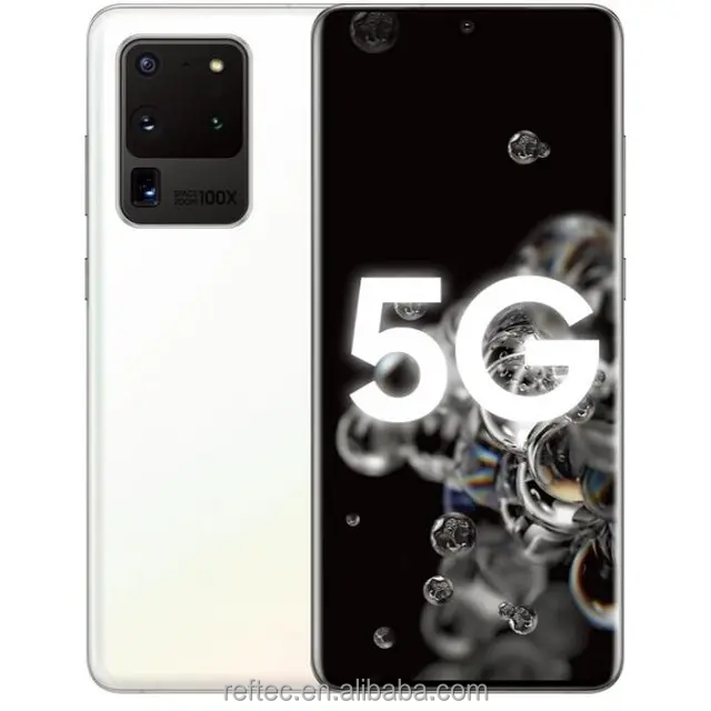 S20U S20 Ultra 5G Original LCD Used Phones Smartphone 6.9" 12+128GB G988U1 Octa-core Android Cellphone for Samsung Galaxy S20U+