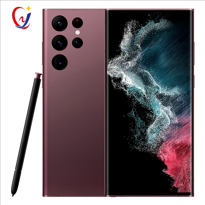 Wholesale original mobile phones unlock Android 5g smartphone 6.8 inch with pen for samsung Galaxy S22Ultra