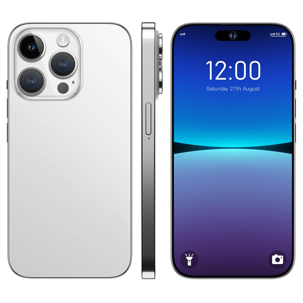 2024 Original I15 Phone 15 Pro Max 5g Smartphone New Arrival 7.3 Inches 16gb+1tb Phone 15 Clone Unlocked Android Mobile Phones