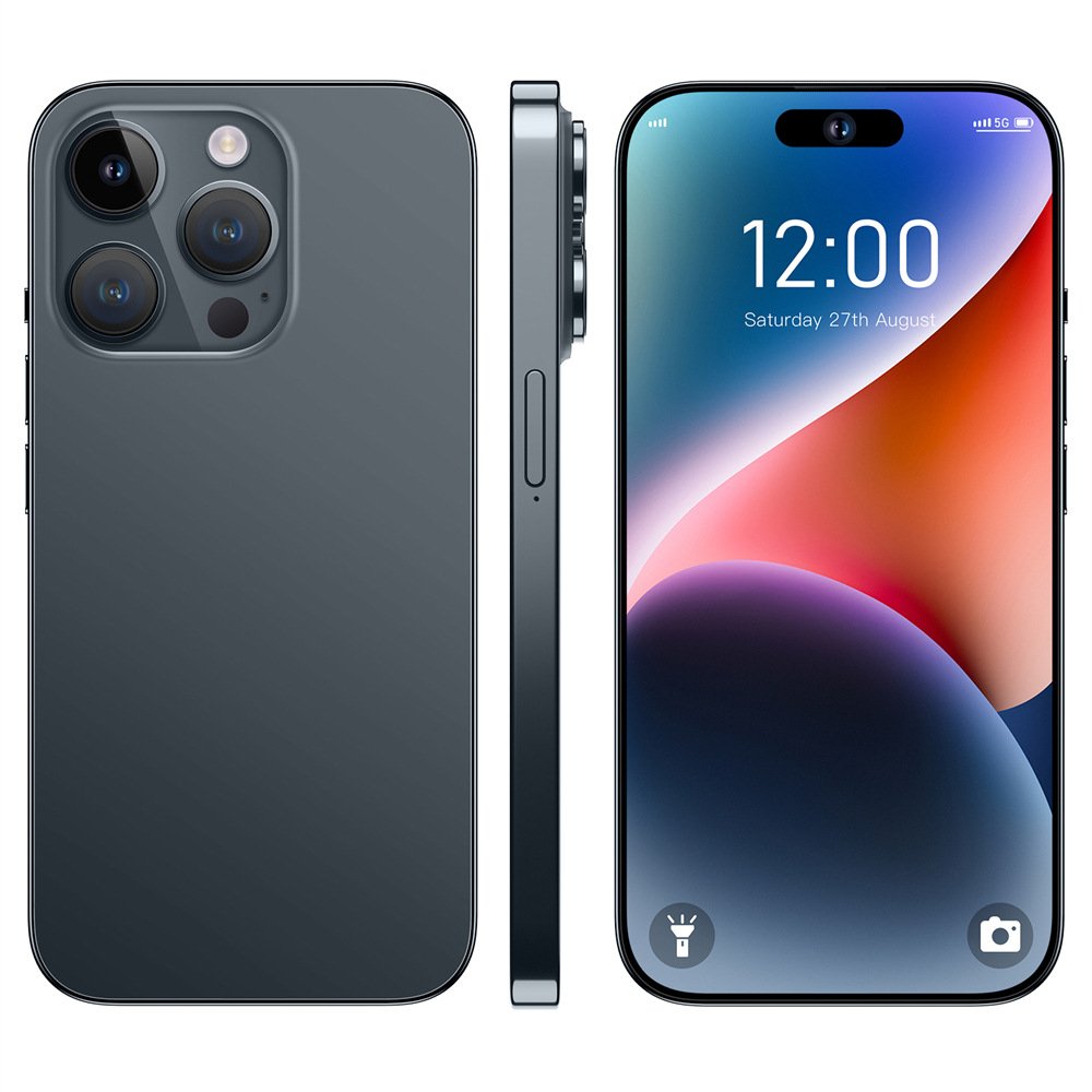 2024 Original I15 Phone 15 Pro Max 5g Smartphone New Arrival 7.3 Inches 16gb+1tb Phone 15 Clone Unlocked Android Mobile Phones