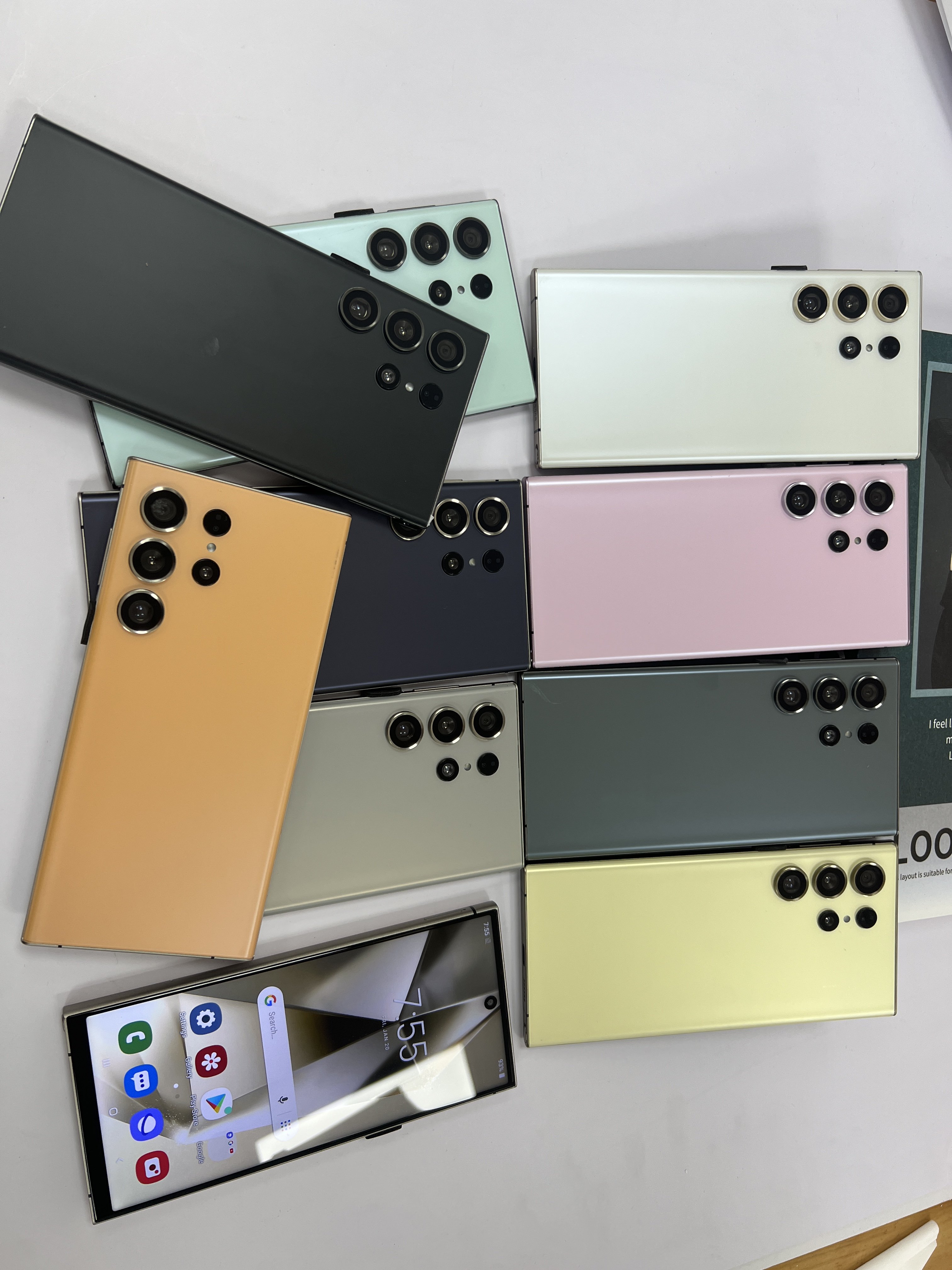 Wholesale Price 2024 New Product S24 Ultra 5G smartphone Waterproof Global Version Unlocked Gaming Mobile Phone support ChatGPT