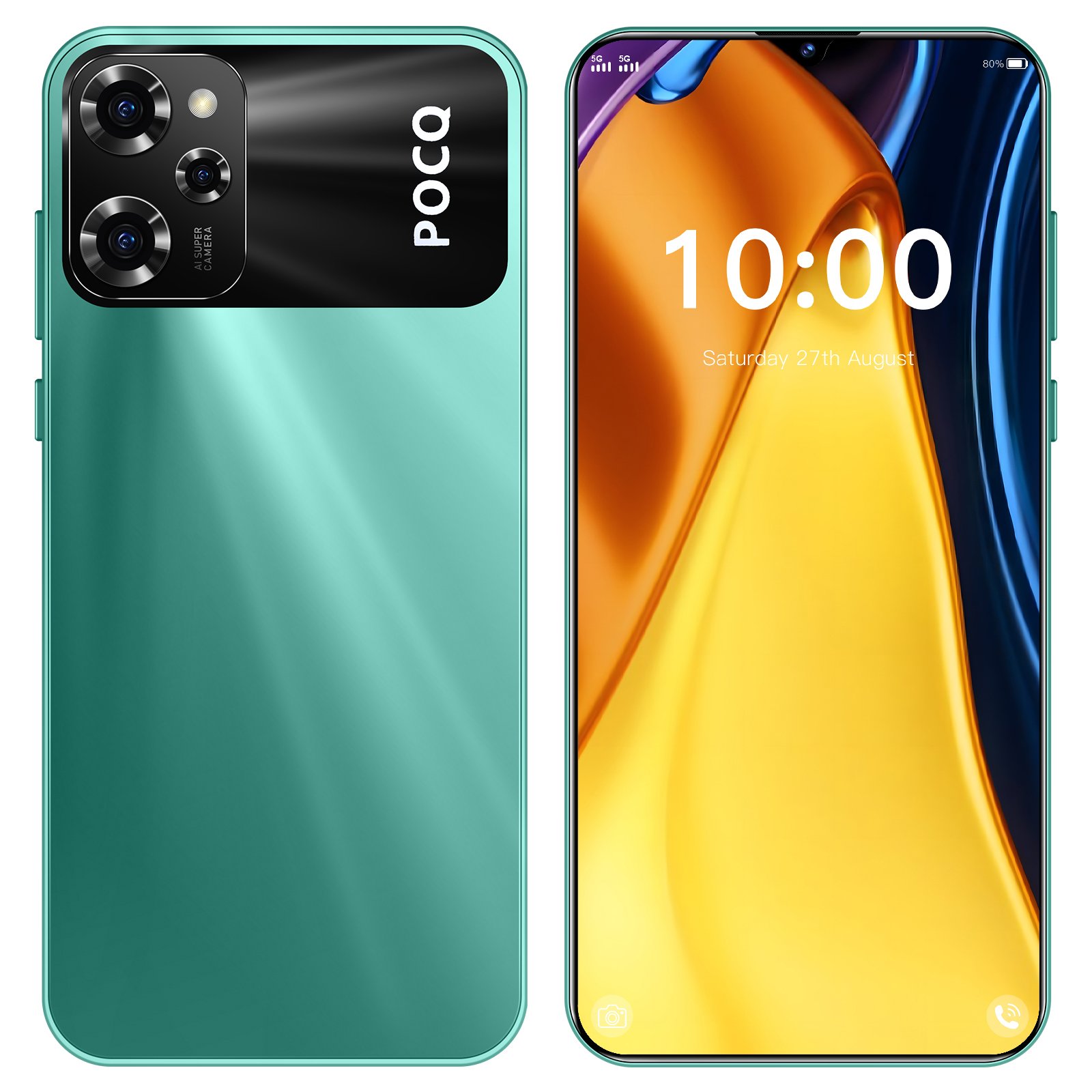 New smartphone M6 Pro 7.3-inch 72mp + 108mp mobile phone 3g and 4g mobile phone 5g smartphone