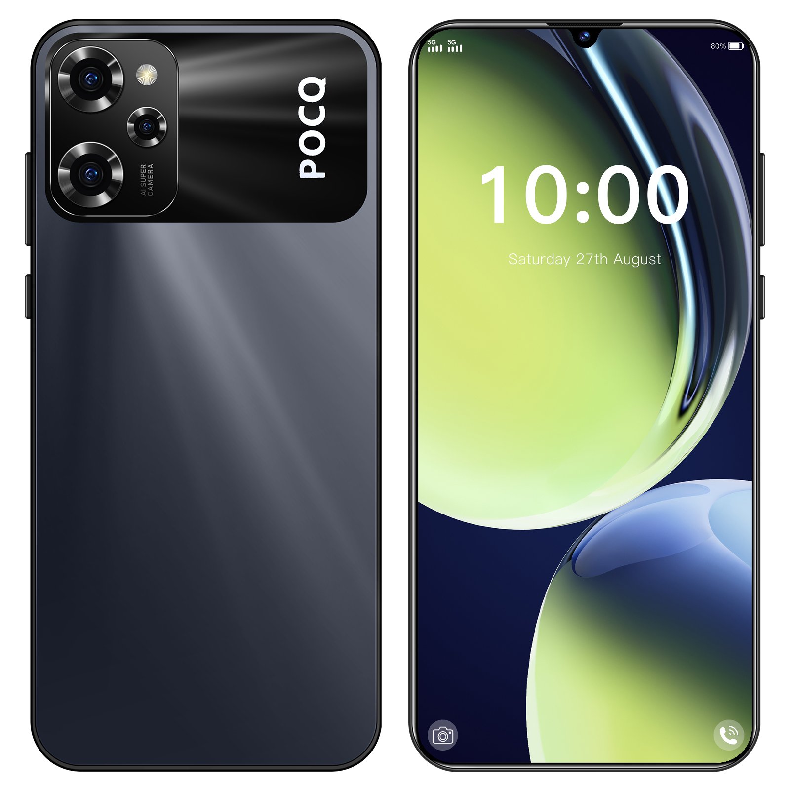 New smartphone M6 Pro 7.3-inch 72mp + 108mp mobile phone 3g and 4g mobile phone 5g smartphone