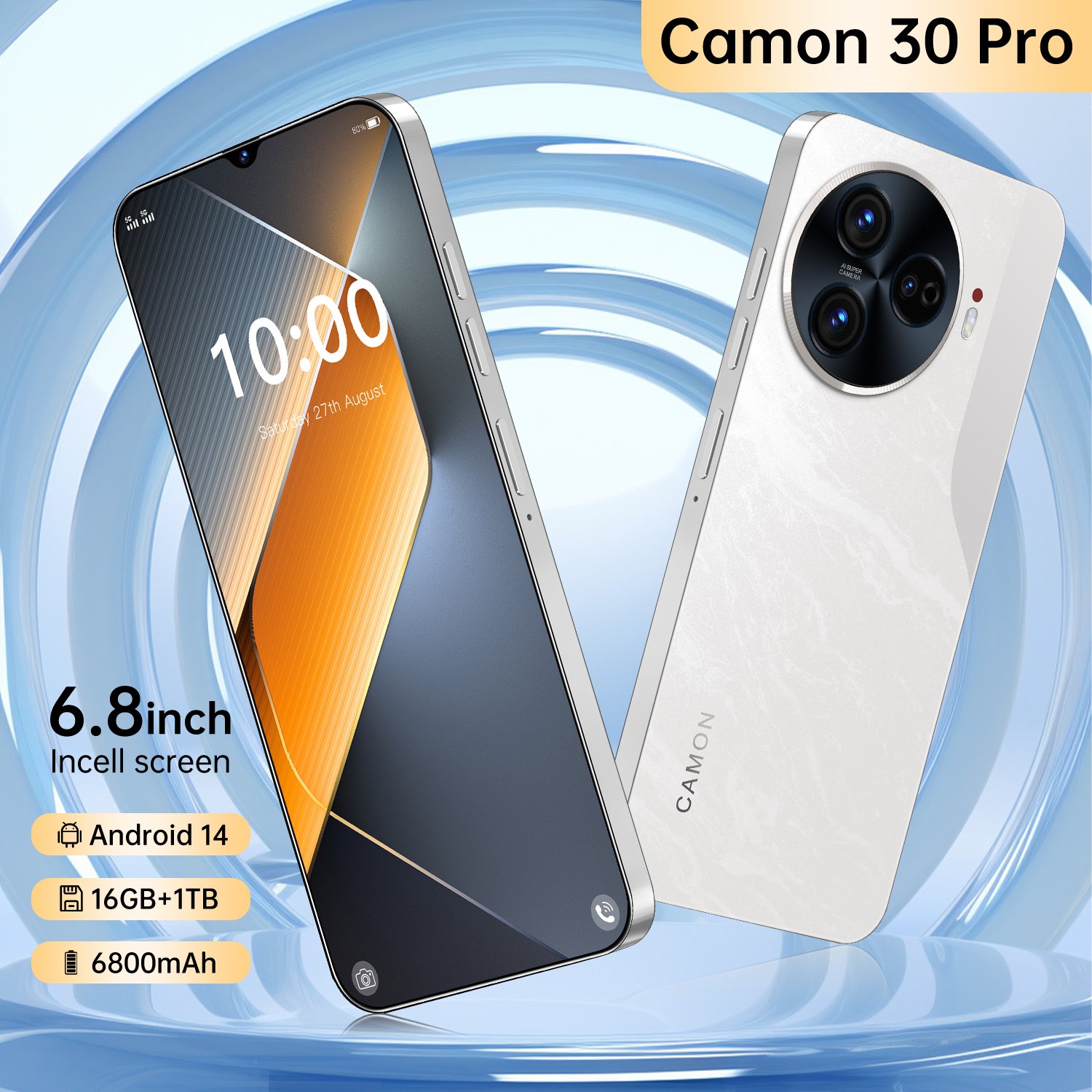 Wholesale Global Camon 30 Premier 5G Smartphone Unlocked 6.8 Inch 4G/5G Android Mobile