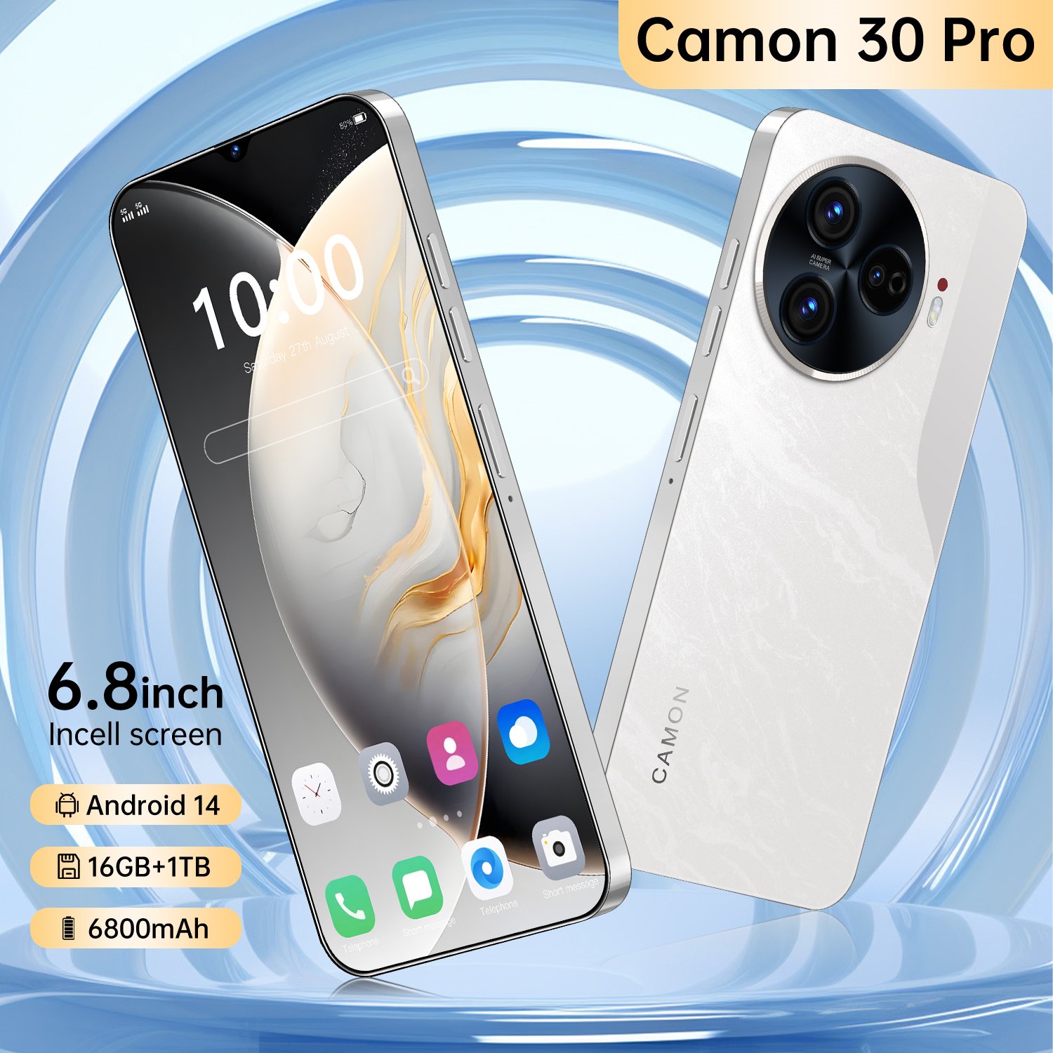 Wholesale Global Camon 30 Premier 5G Smartphone Unlocked 6.8 Inch 4G/5G Android Mobile