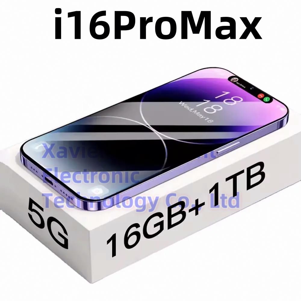 Clone with a Difference Unlocked Android i16 16 Pro Max 5G Smartphone 6.7-inch 2024 Edition