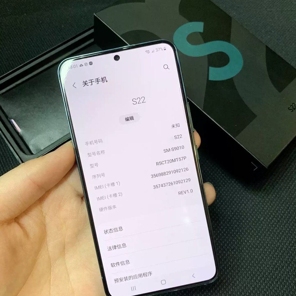 Wholesale S22 5G smartphone S901U 128GB 1SIM mobile phone Android S10+ S20 S21 ultra S22 plus cellphone