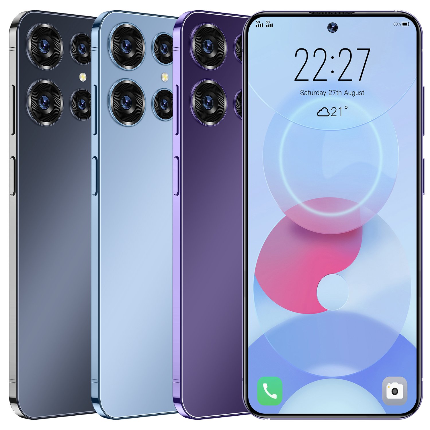 OEM S24+ultra Phone High Q Phone Android 13 Global Version Unlocked 4g 5g Smartphone LCD Screen Mobile Phone