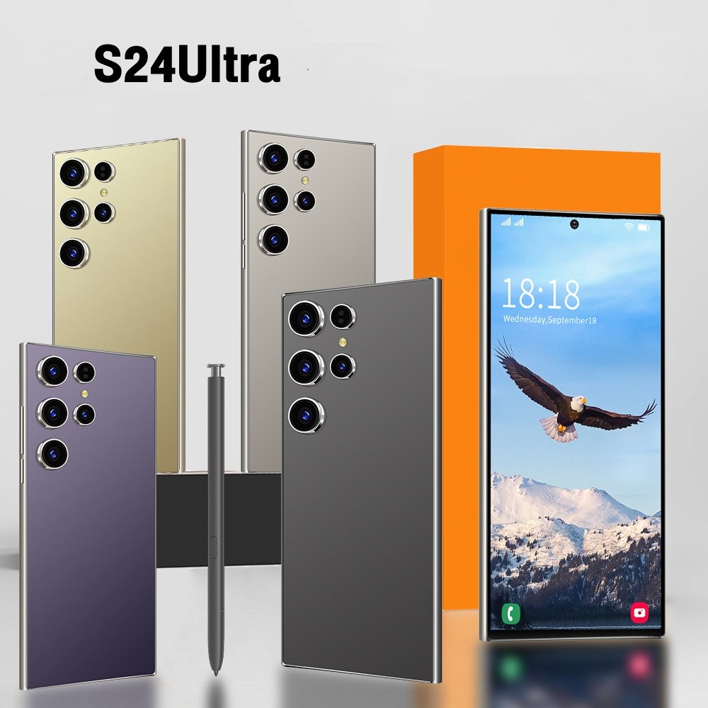 8+512G Galaxy S24 Ultra smartphone 6.8inch telephone Large Battery Unlock S-Pen 4G WIFI android S23 S24 mobile phone