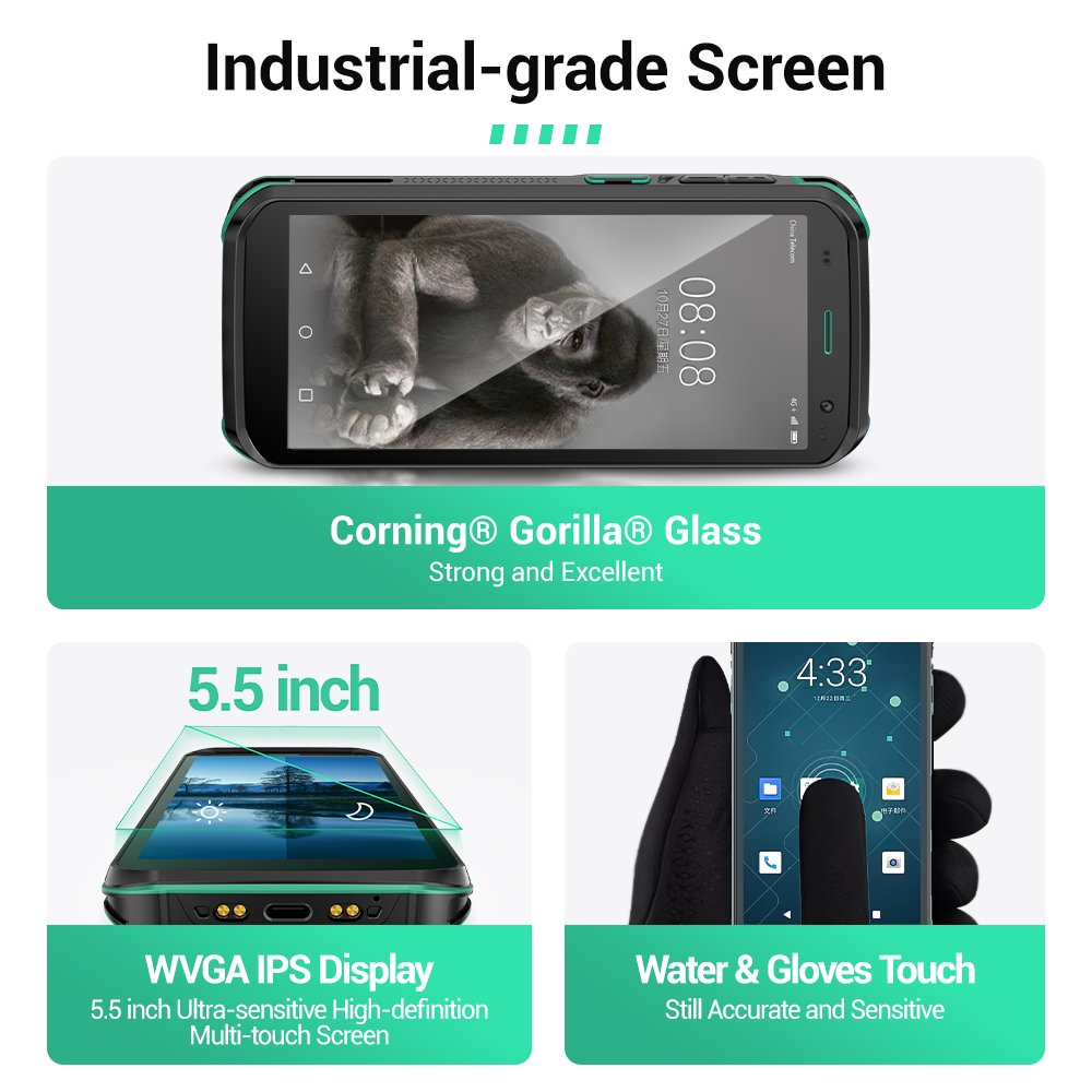 FYJ F9825 5.5'' Pda Android 4G IP68 Long Ranger Handheld Computers Pda Price Industrial Pda Hand Held Data Collection