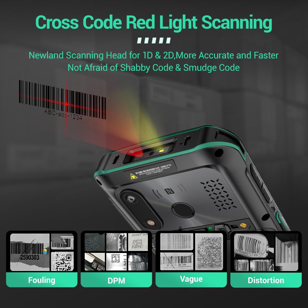 FYJ F9825 5.5'' Pda Android 4G IP68 Long Ranger Handheld Computers Pda Price Industrial Pda Hand Held Data Collection