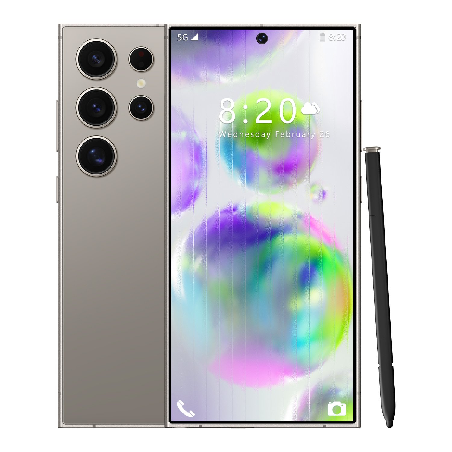 High Quality Selling S24 ULTRA Cheap Android 5G Smartphone 52MP+108MP Mobile Phone with Octa Core CPU Supports French Spanish