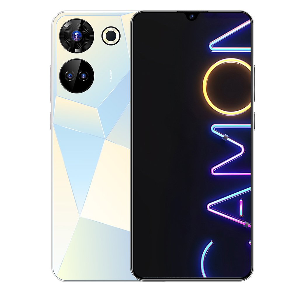 HSDF-Camon 20 Pro 16GB+1TB phones mobile 5G Android 13 MEMORY 7.3 inch HD Screen Dual SIM Deca Core 1tb mobile phone