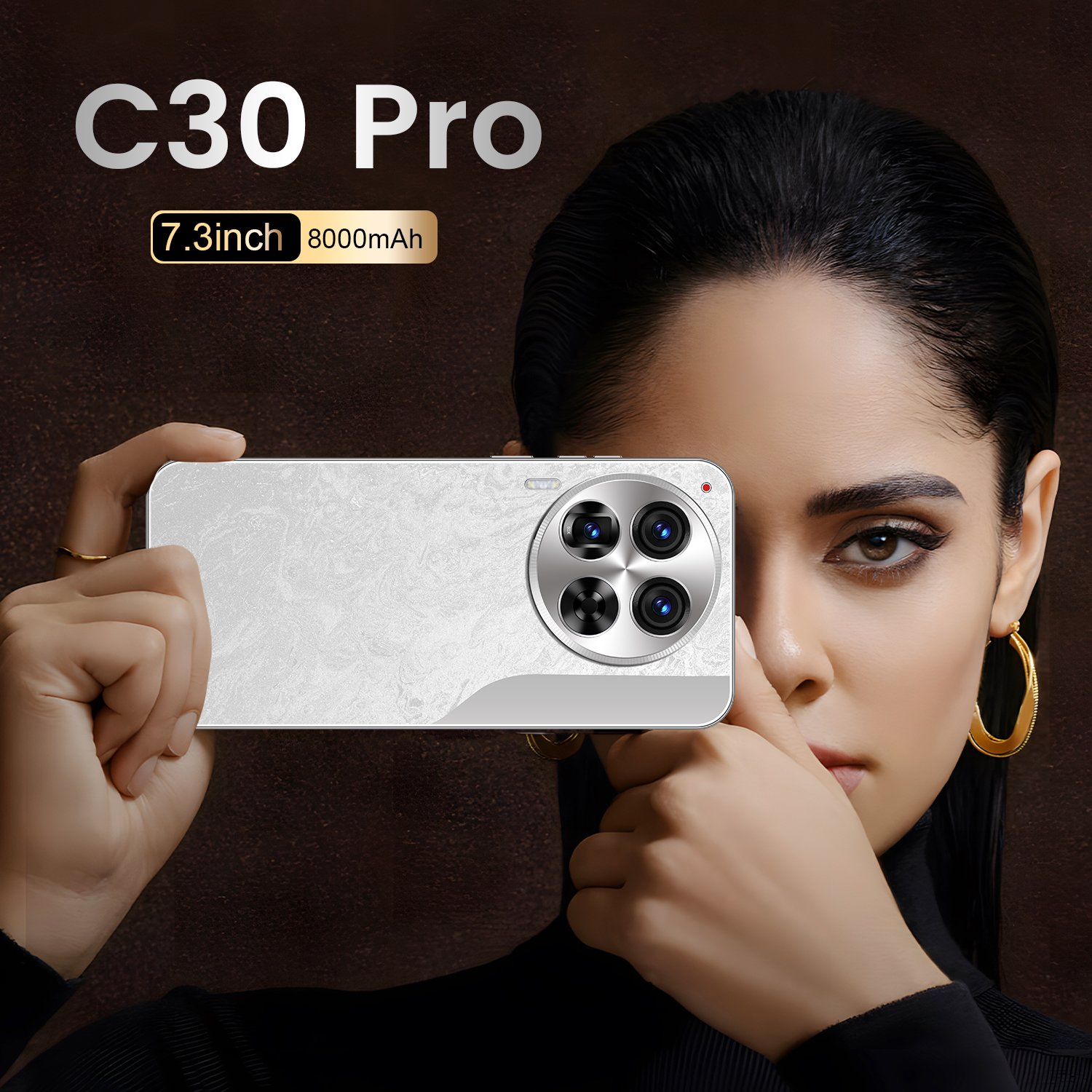 Manufacturer wholesales 5G-smartphones with dual SIM dual standby 16GB+1TB storage and a 7.3-inch straight screen
