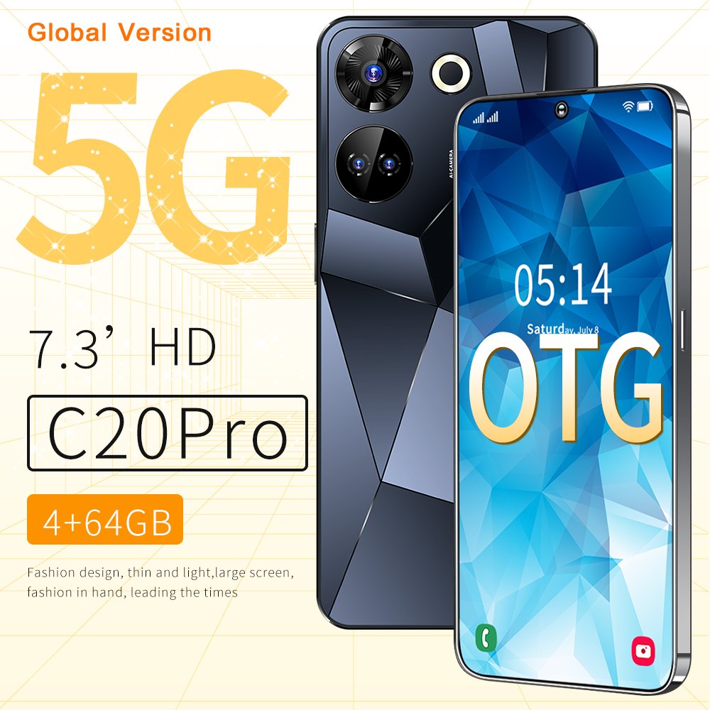 OEM 7.3-inch 5G Smartphone Dual SIM High-Def Camera Dual SIM Android mobile phones