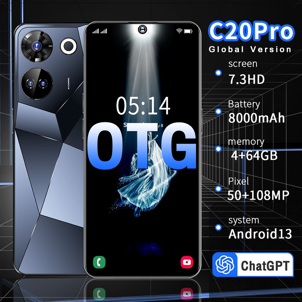 OEM 7.3-inch 5G Smartphone Dual SIM High-Def Camera Dual SIM Android mobile phones