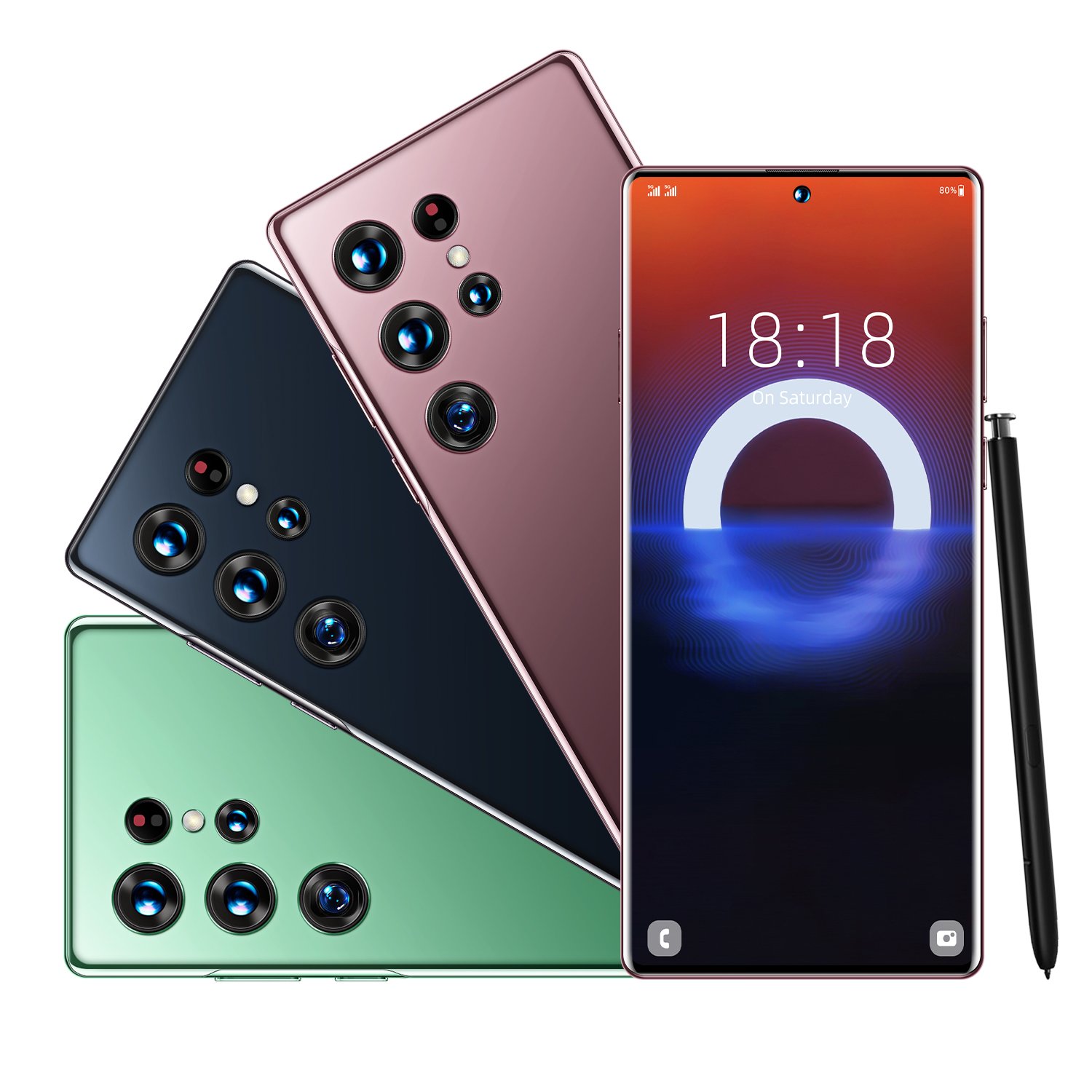Wholesale Unlock Mobile Phone Original 6gb 128gb Forsansung S23 Ultra 5g 512 A52 5g S10 5g 5g Smartphone 144hz Tft