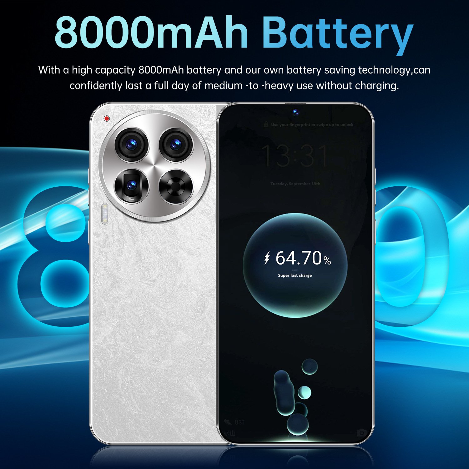 Brand new C30 Pro Original 7.3 Inch Android 13 Phone 16GB + 1TB 50MP + 108MP tecno camon 30 pro 5g for 8000mAh mobile phones