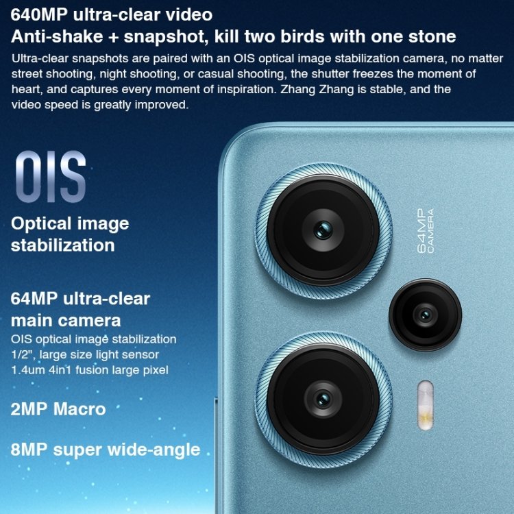 Wholesale Xiaomi Redmi Note 12 Turbo 5G 64MP Camera 8GB+256GB MIUI 14 Snapdragon Mobile Phone 5g smartphone xiaomi Cell Phone