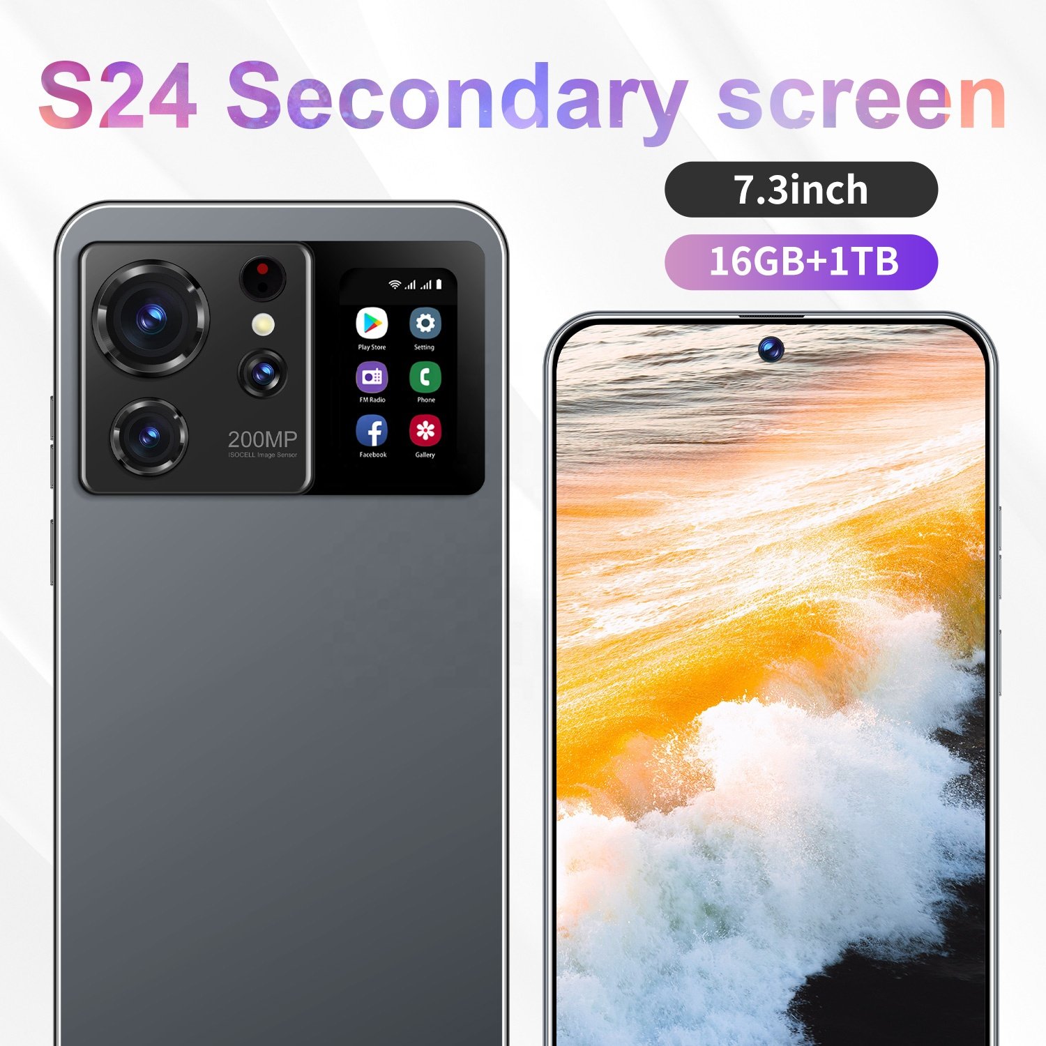Original phones S24 Smartphones For s24 16GB+1TB 5G Dual SIM Cellphone Mobile Phone s24 5g smartphone