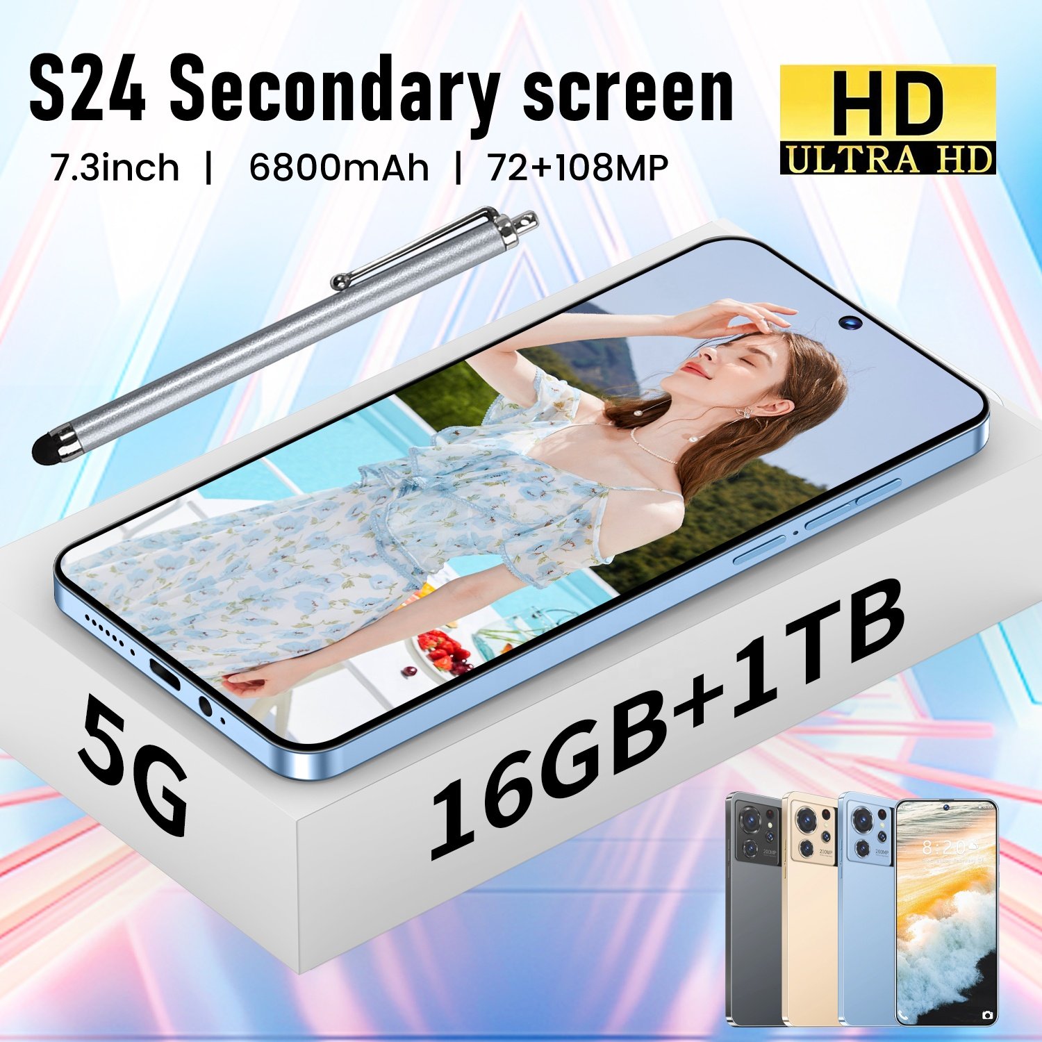 Original phones S24 Smartphones For s24 16GB+1TB 5G Dual SIM Cellphone Mobile Phone s24 5g smartphone