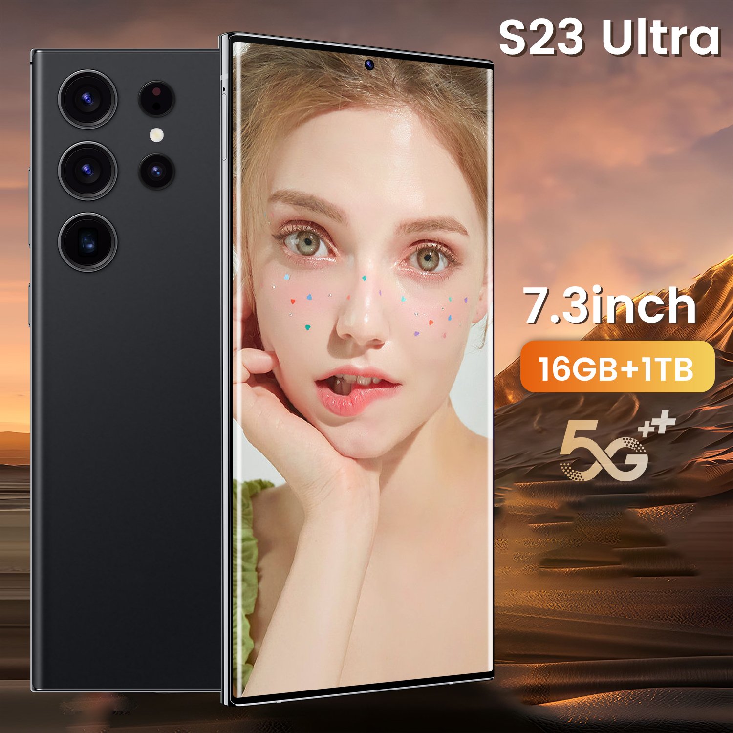 2024 New Drop shipping Real 4G Network S23 Ultra Mobile Phone with Cellphones 5G Smartphones S23 Ultra