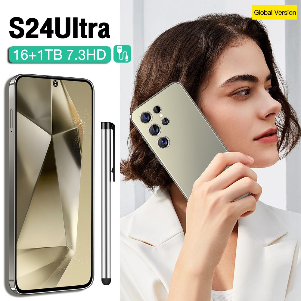 2024 Brand New S24 Ultra Phone 6.8 inch 1TB 4G 5G Smartphones Have Logo And Original Packing for Clone Version S24 ultra
