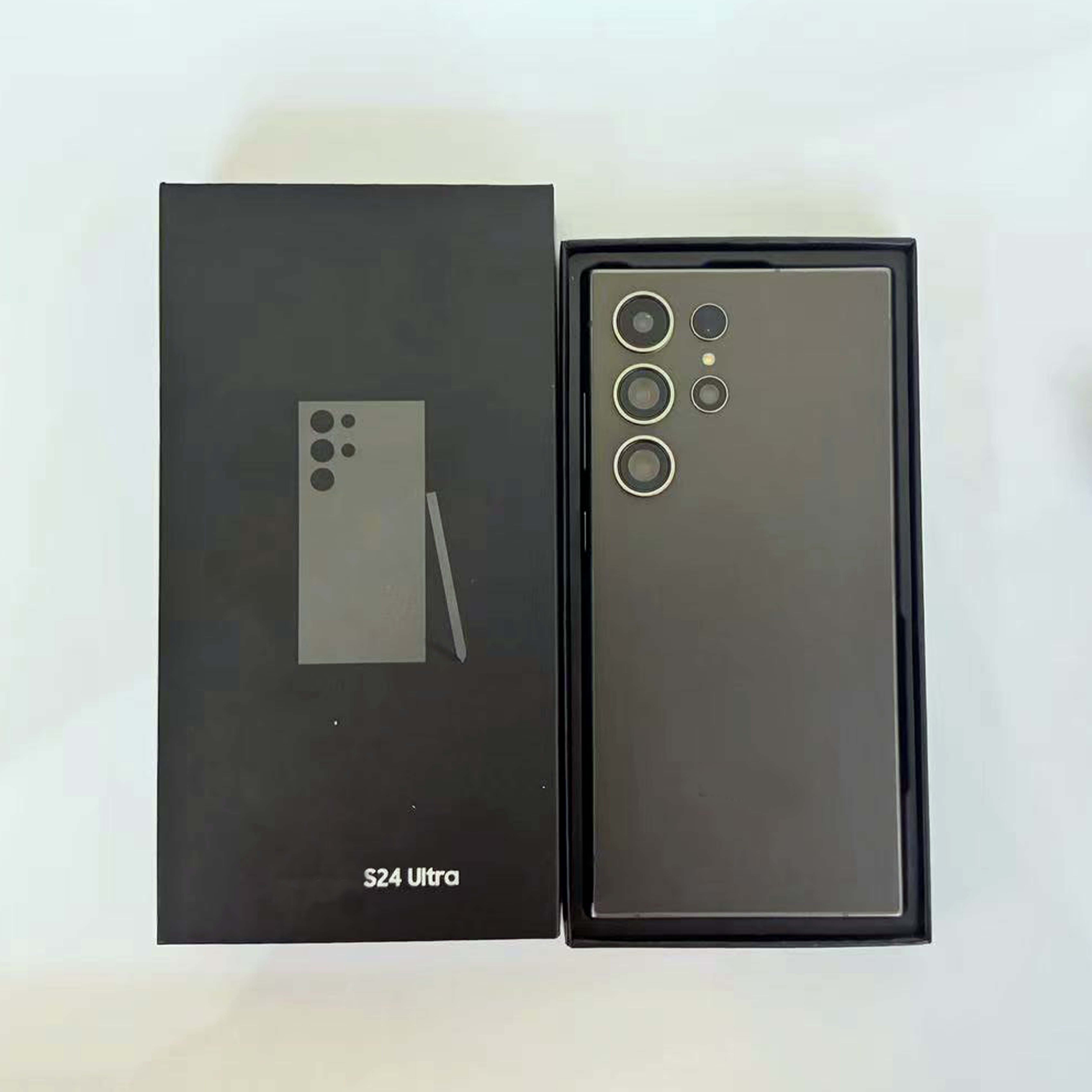 Best sell S24 Ultra 5G smart phone 6.8inch 512GB telephone original Unlock S-Pen 4G 5G+WIFI android S23 S24 mobile phones