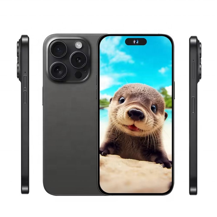 Hot Selling 15 Phone 15 Pro Max Clone IOS 8GB+512GB 6.7 Inch full Display Phone original Dual sim Have logo Mobile Cell Phone
