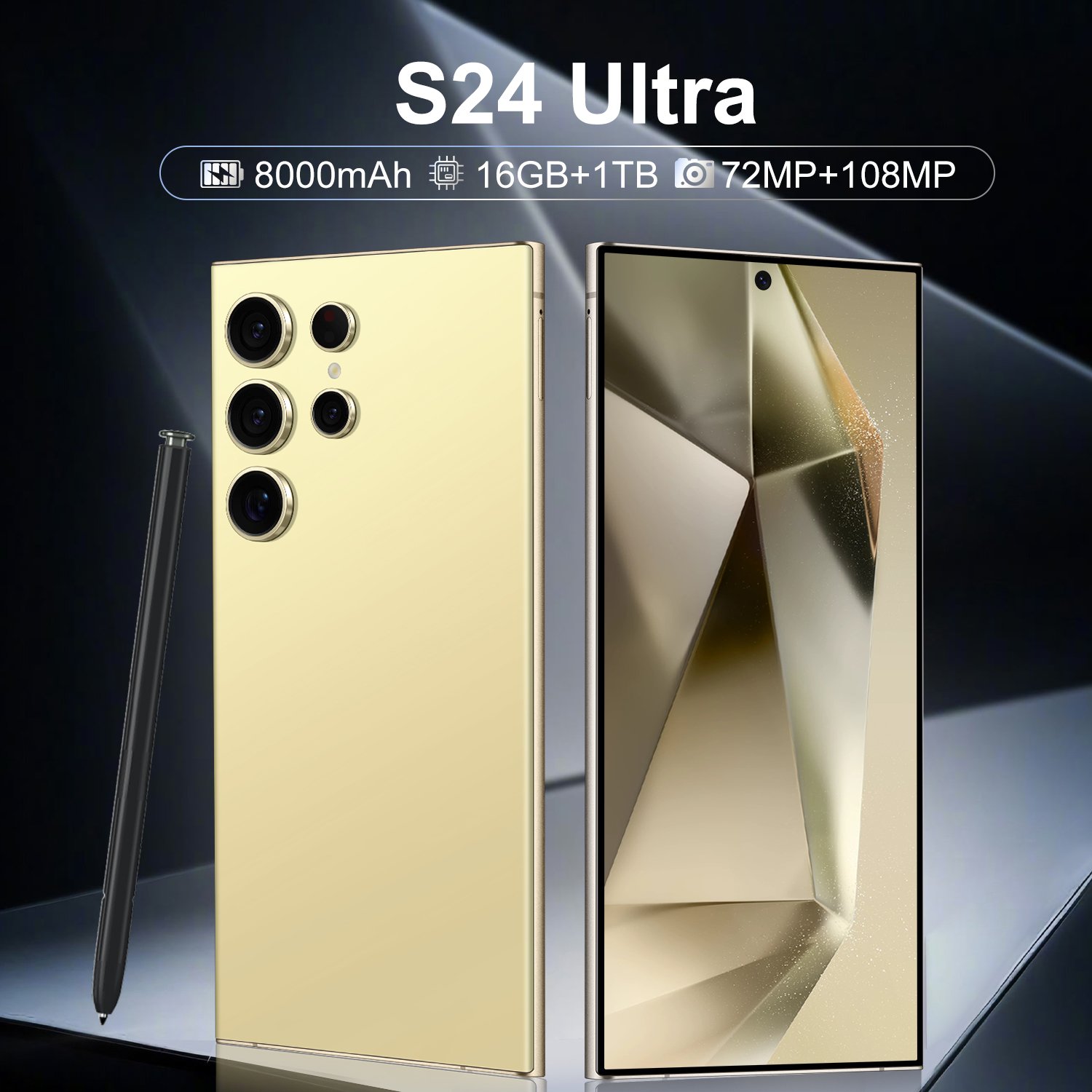 2024 Hot Selling s24 ultra 5g smartphone 7.3 HD Screen Phones Android 13 Smartphone Unlocked Chat GPT 5g AI smart Phone