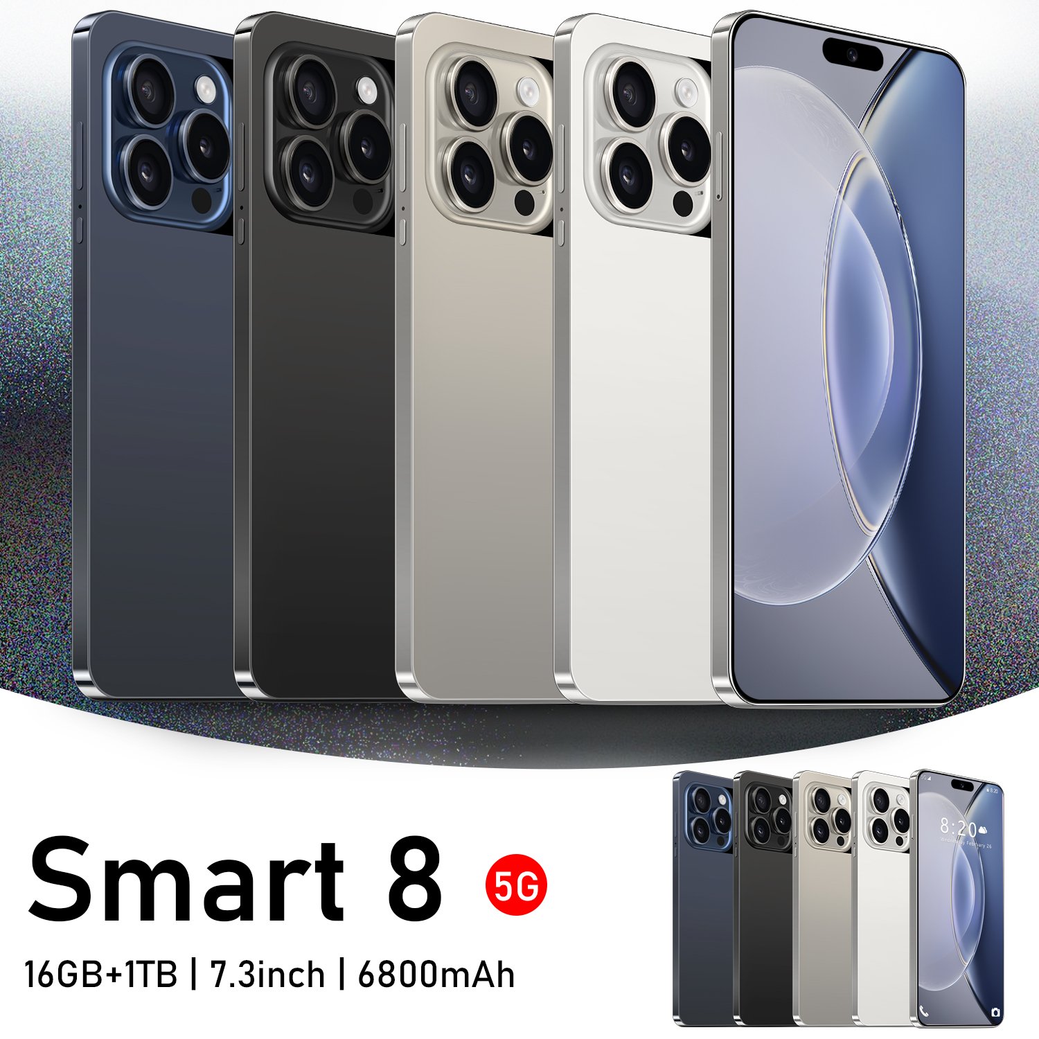 Smart 8u feature phone. 4g other accessories mobile 5g smartphone techno phones thuraya satellite phone