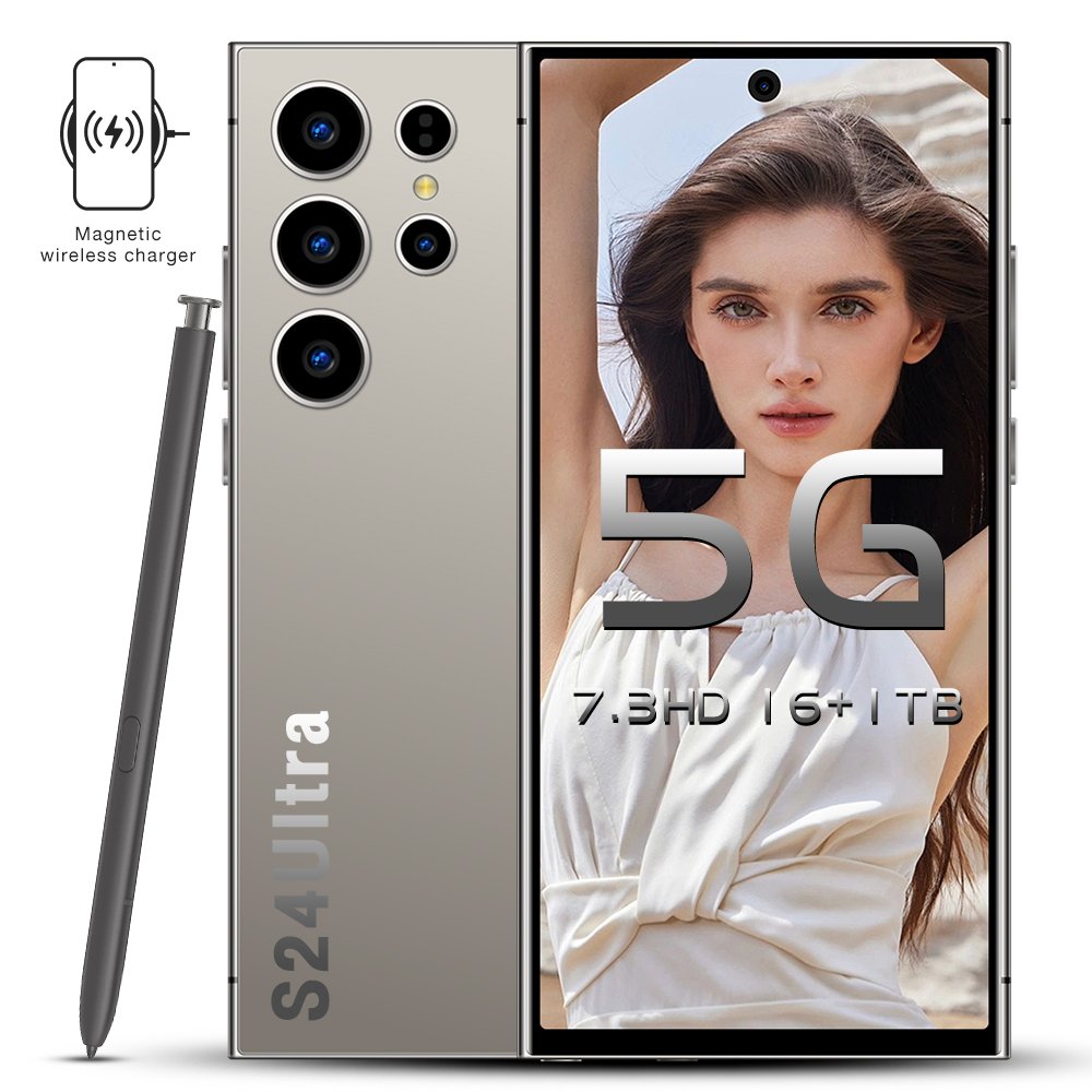 Slimoro S For Amsung Galax S24 Ultra Original 5G Phone Smartphone Deal 4G Mobile Feature Phone Galax S23 Ultra 16G+1TB Wholesale