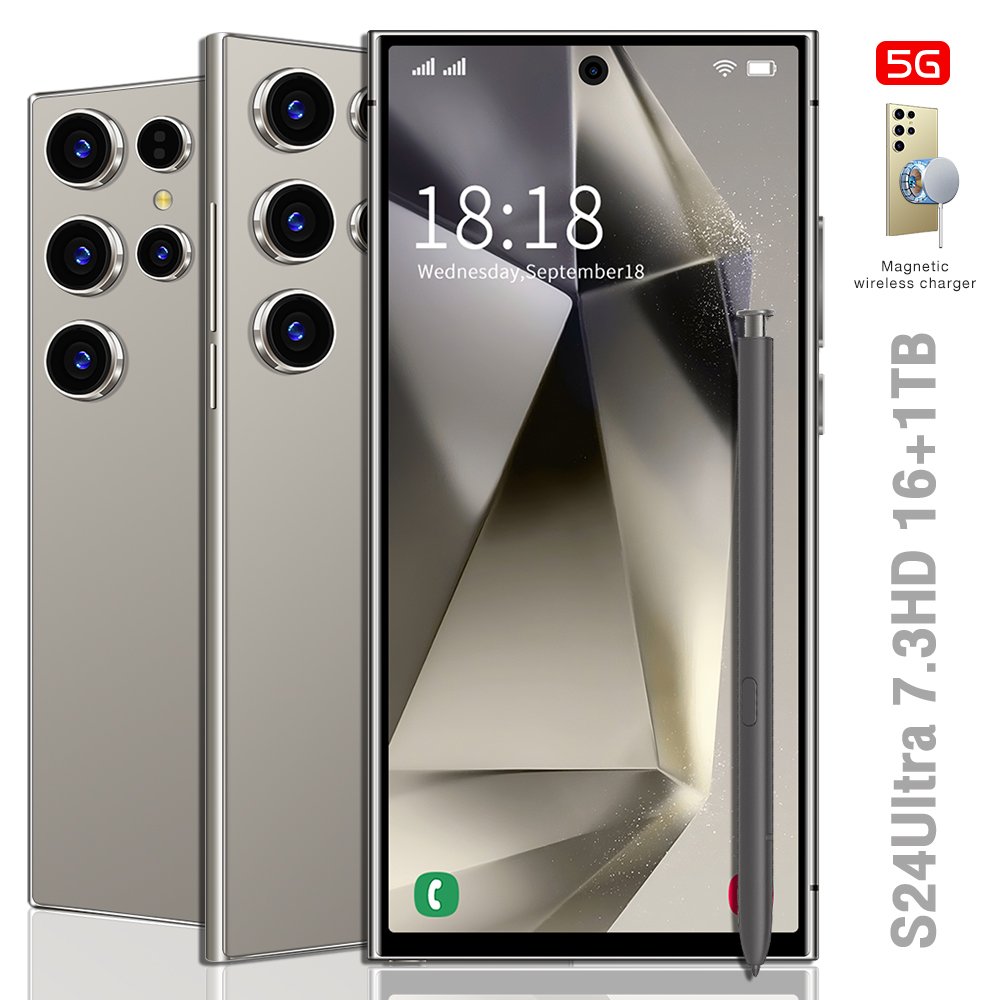 OEM S24+Ultra Phone Original Smartphone 16GB and 1TB Dual SIM Mobile Phone For Global Edition Phone with Stylus