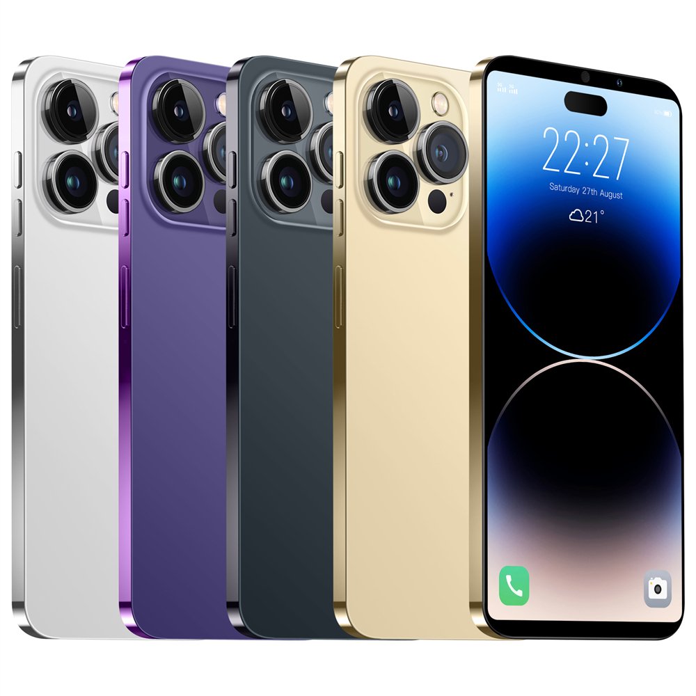 Hot Selling 15 Phone 15 Pro Max Clone 16GB+1TB 6.7 Inch full Display Phone original Dual sim Cell Phone