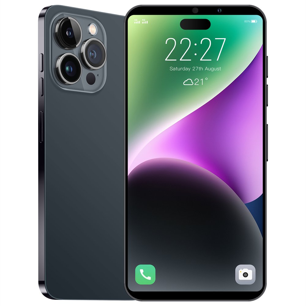 Hot Selling 15 Phone 15 Pro Max Clone 16GB+1TB 6.7 Inch full Display Phone original Dual sim Cell Phone