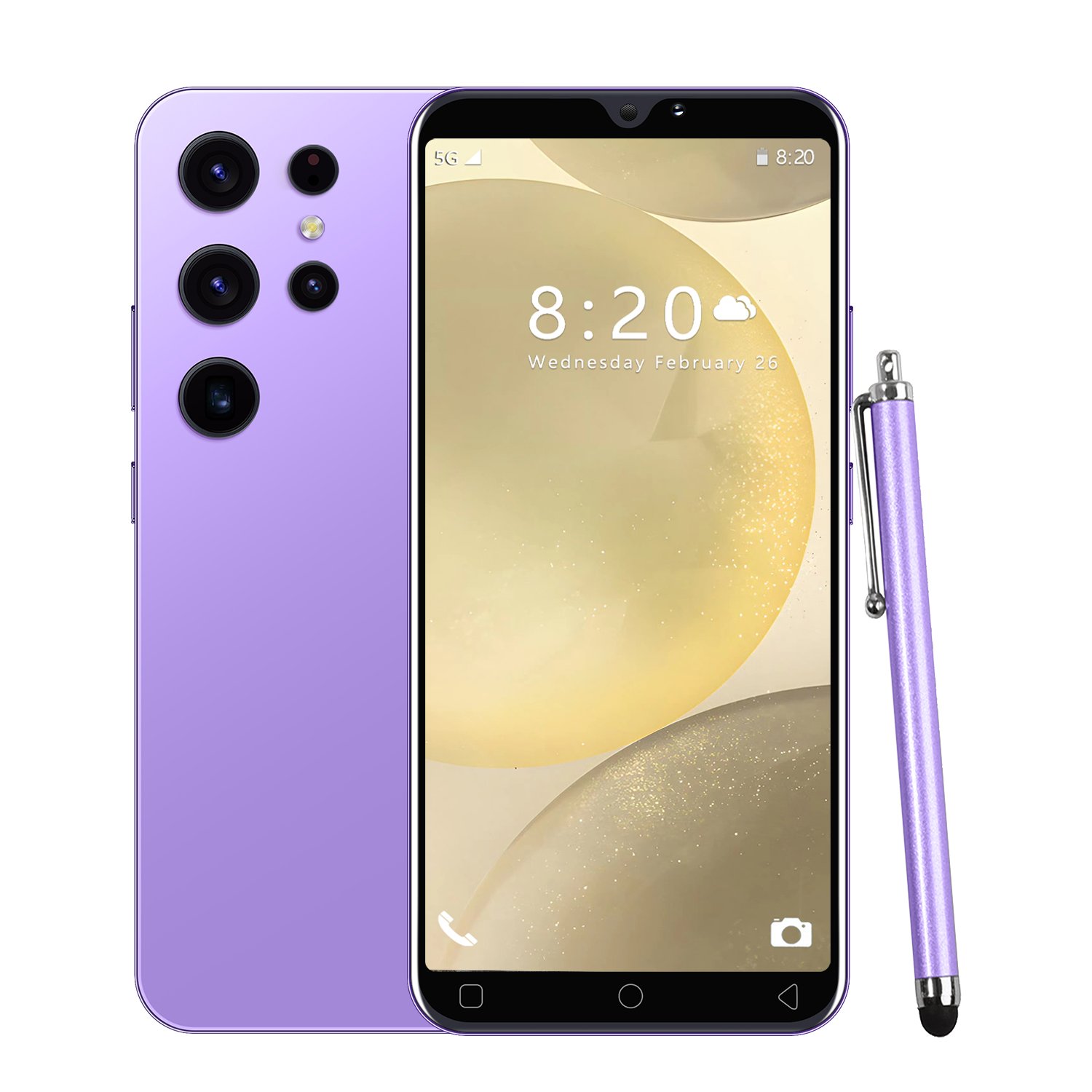 New Original 5G Smartphone Galaxy S24 Ultra 7.3 inch Big Screen 12GB+512GB Smartphone Android 13 FOR Brand Clone S24 Ultra