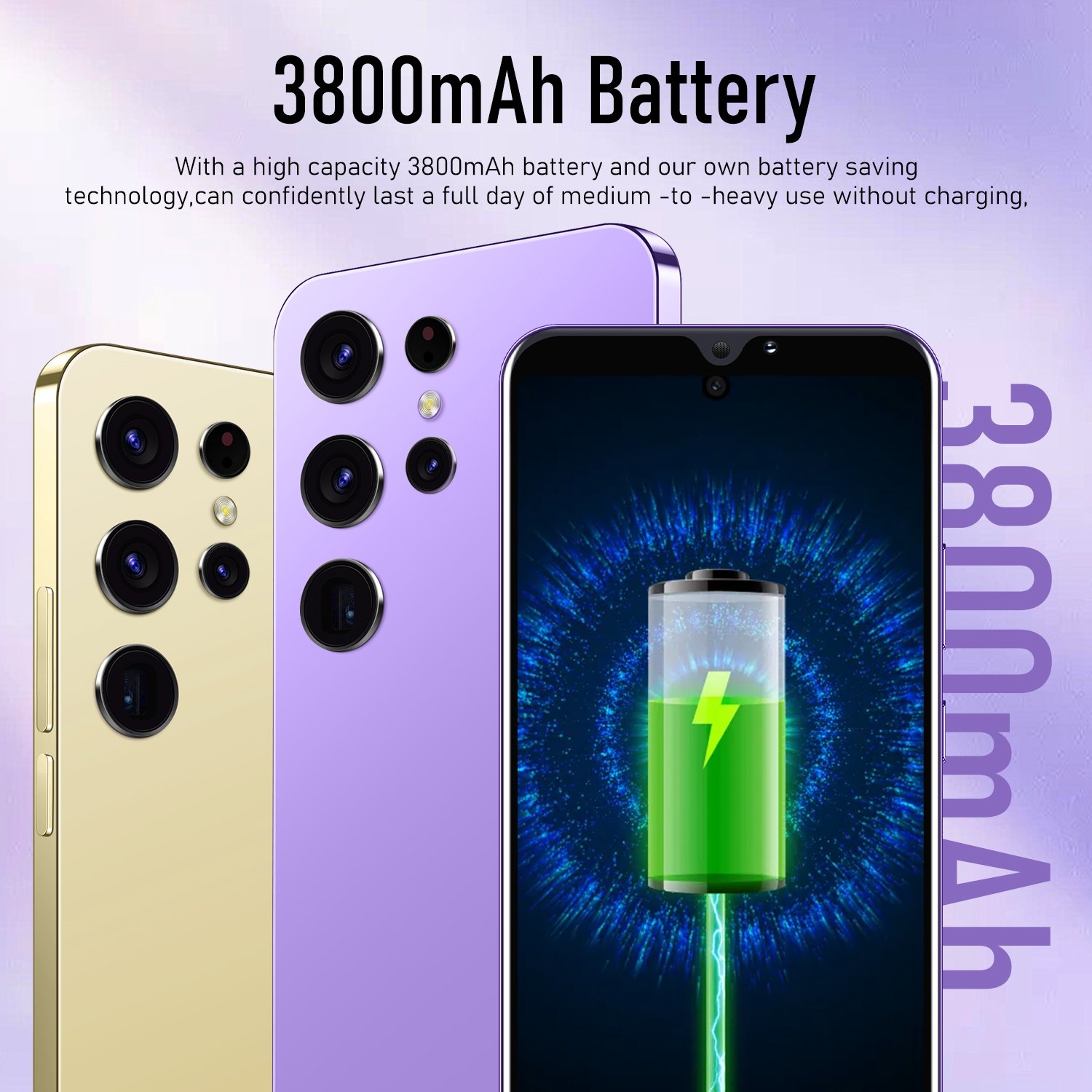New Original 5G Smartphone Galaxy S24 Ultra 7.3 inch Big Screen 12GB+512GB Smartphone Android 13 FOR Brand Clone S24 Ultra