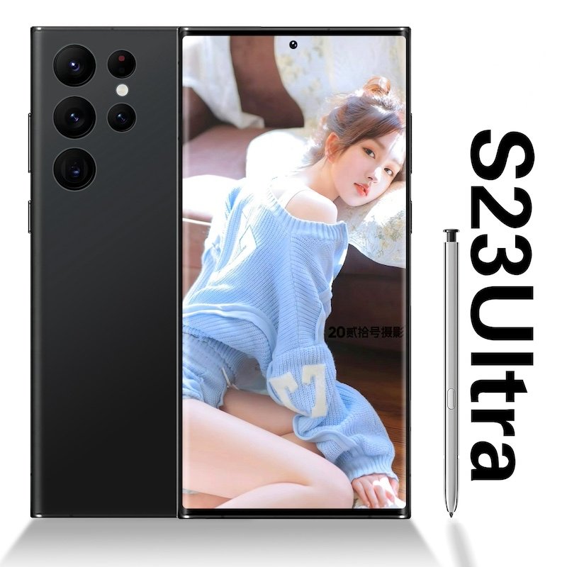 Wholesale 6+128 Galaxy S23 Ultra smartphone 6.8inch telephone with S-Pen 4G WIFI custom android S23 S24 mobile phone