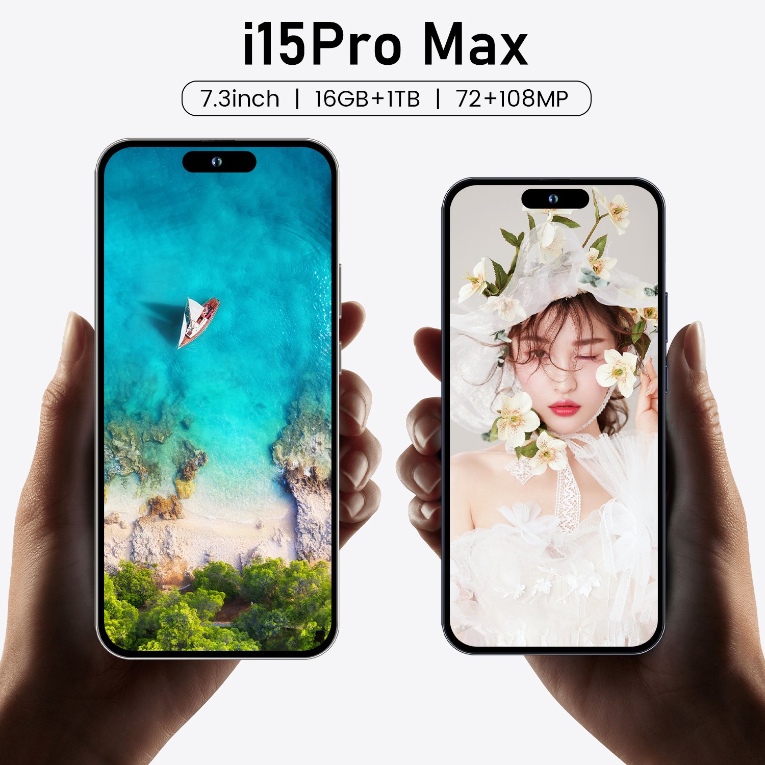 Phone 15 pro max 12GB+512GB Smartphone 5g Smartphone 6.7inch Screen Dual Sim Card I 15 phone 15 Pro Max 5g De Smartphones 64MP