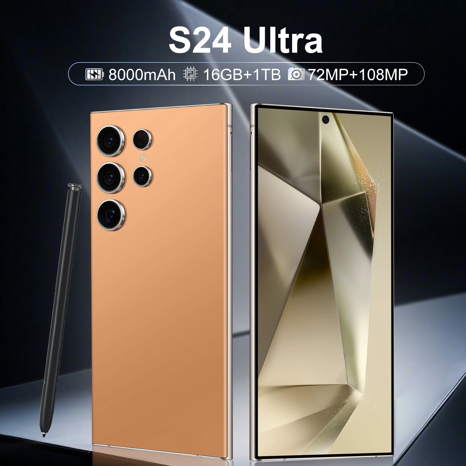 2023 Latest s24 ultra 16G + 1TB Mobile Phones 7.3 inch Android13 5G Smartphone Global Latest Cheap Smartphone