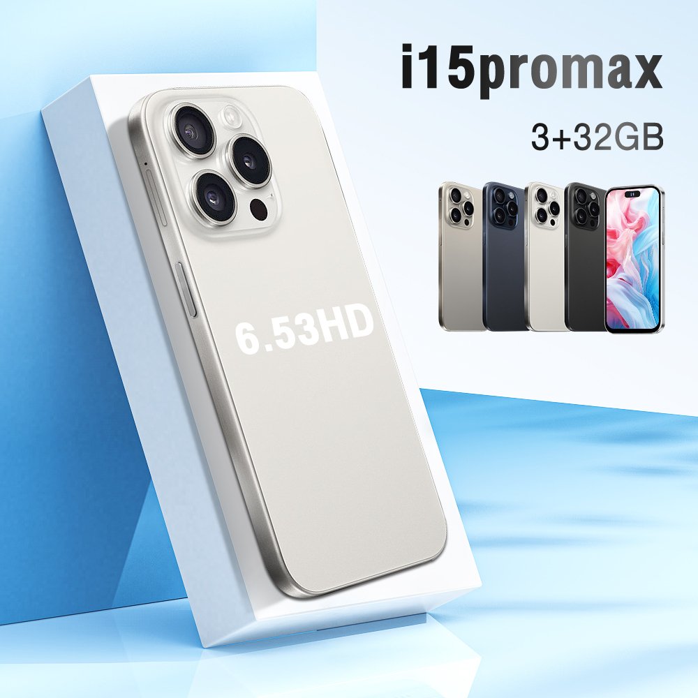 Feature Phone Original i For Phone 15 Pro Max Telefone Cell Cheap Mobile Phone 5G smartphone Smartphone Gaming i15 16 14 Android