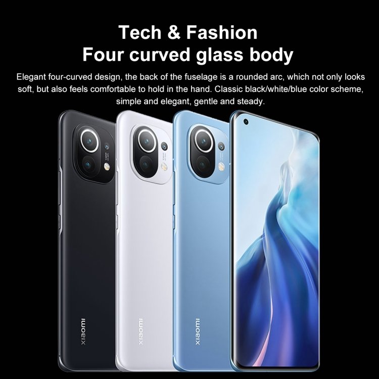 Global Version Xiaomi Mi 11 Smartphone 8GB RAM 256GB ROM 888 Octa Core 55W Fast Charge 120Hz AMOLED Original Xiaomi