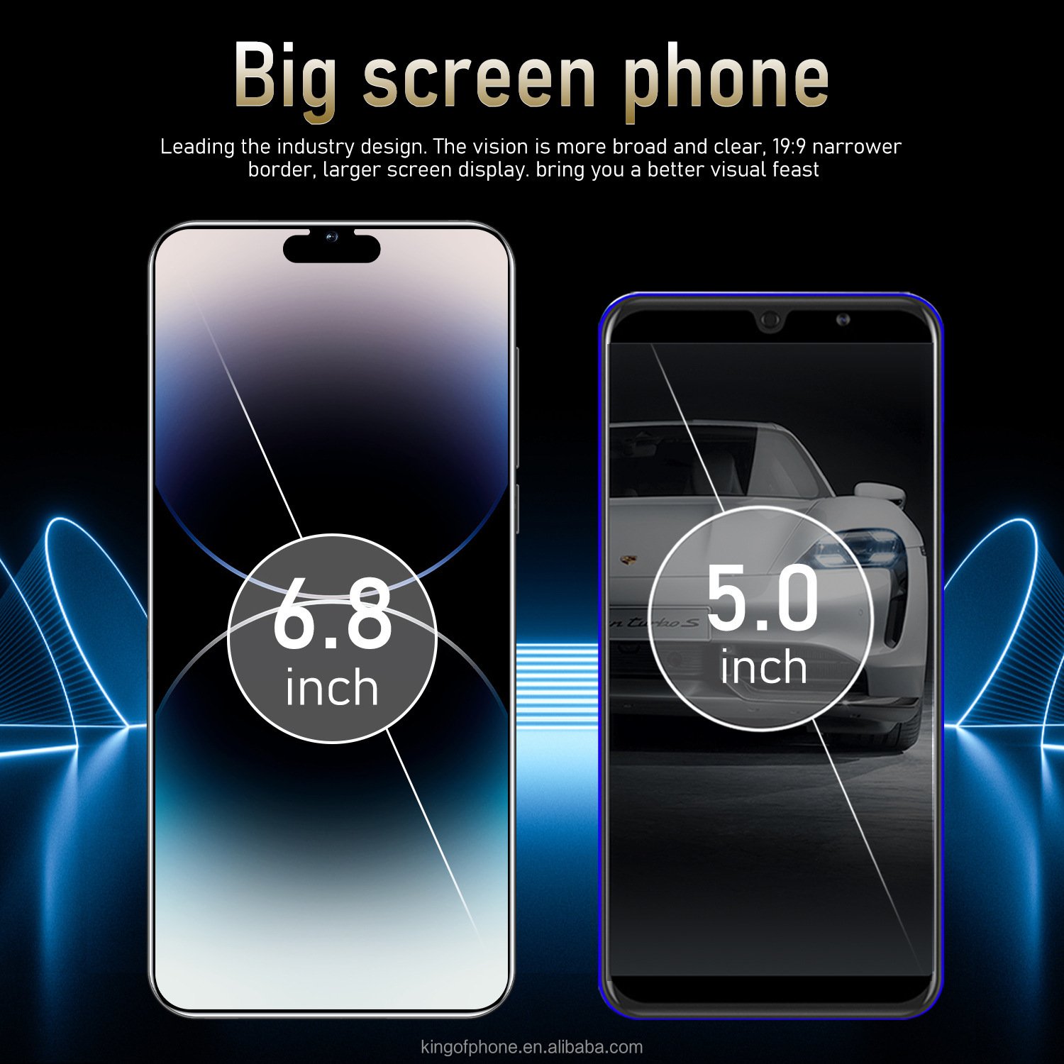 Original hot-selling New 15 promax unlocked cell phone Type-C 6.8 inch big screen android gaming mobile phones