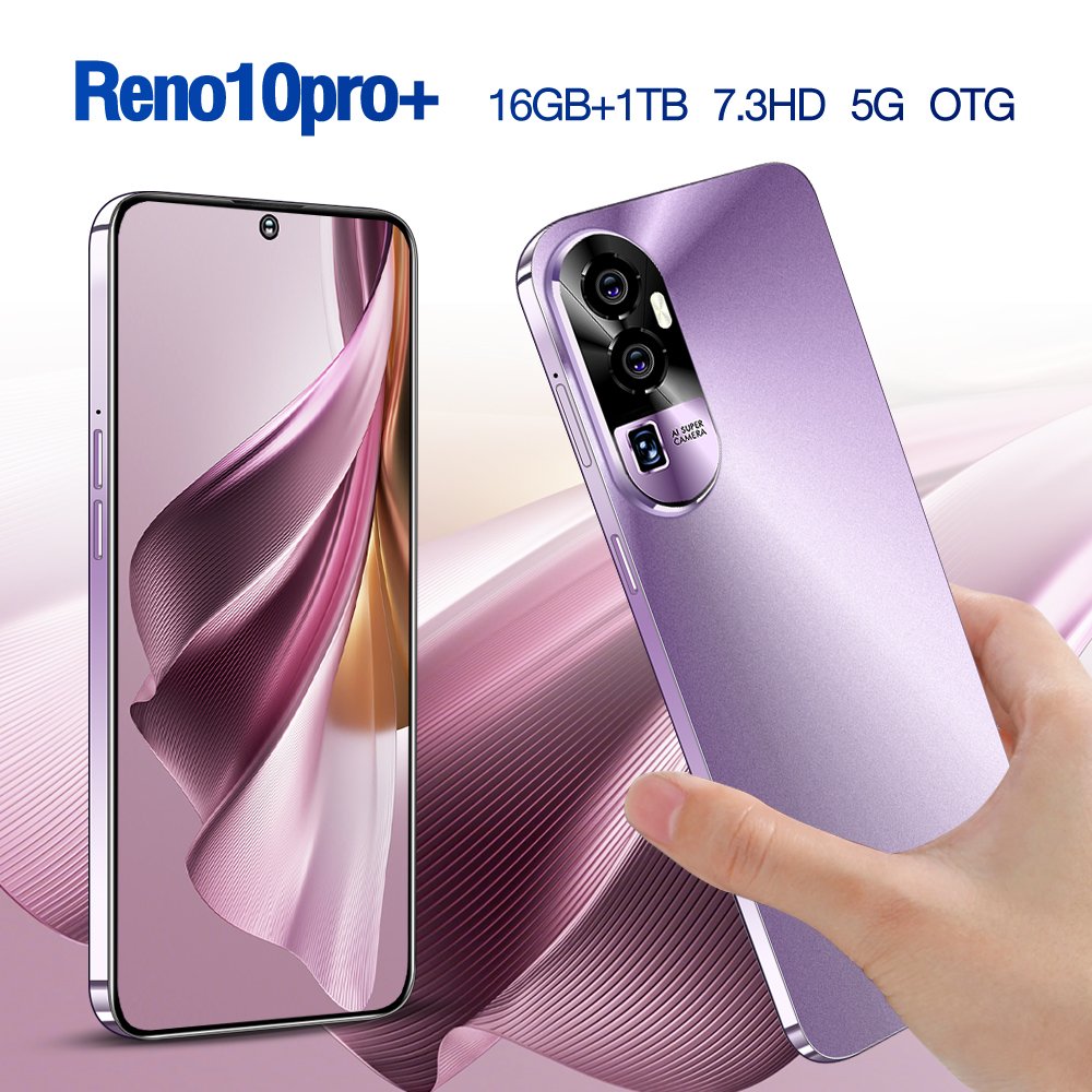 Original 5G Smartphone Reno 10 Pro+ Brand New Gaming Mobile Phone Smart Phone 16G 1T Cheap Telephone Telefon Inteligente