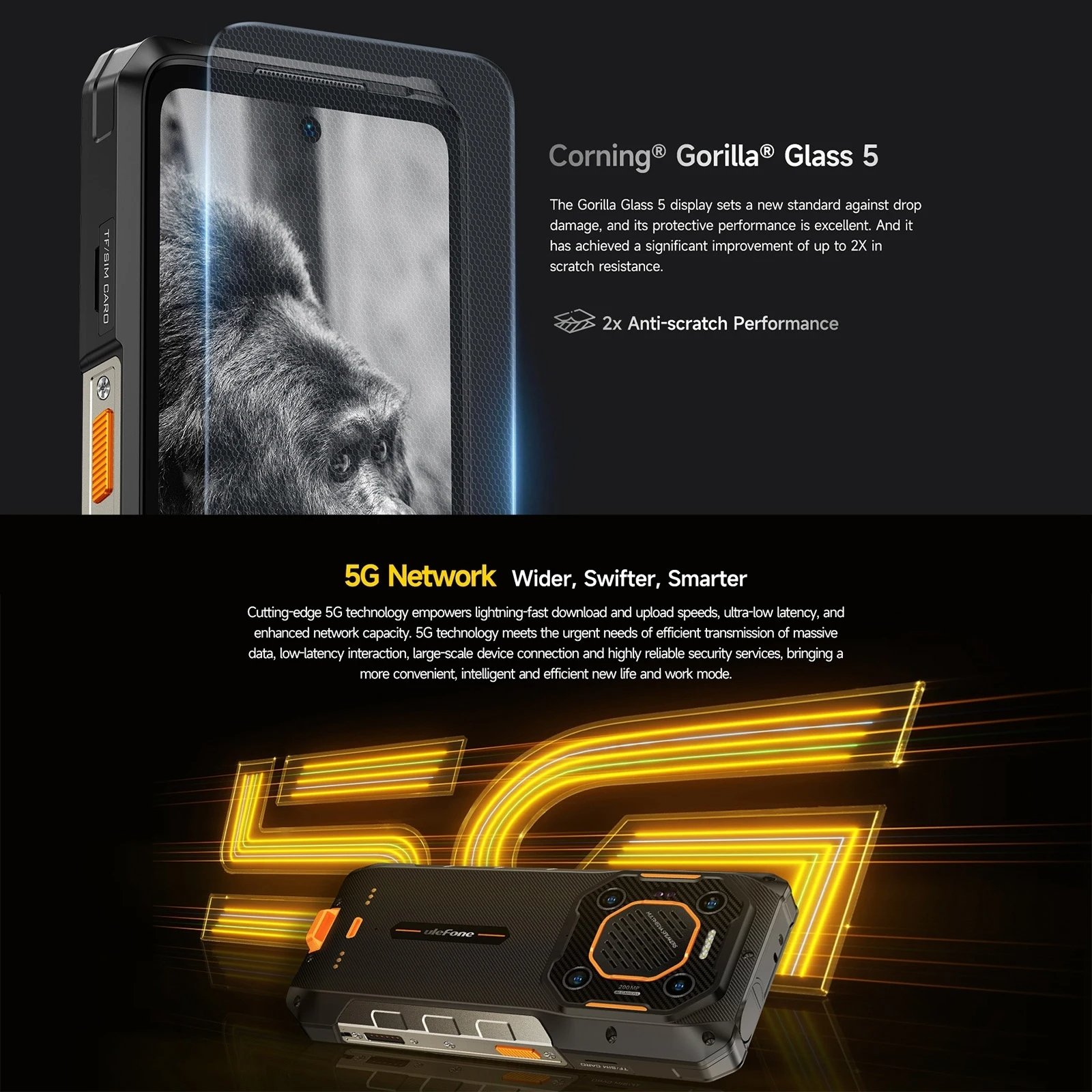 Ulefone Armor 26 Ultra Walkie Talkie 5G mobile phones 3g&4g smartphone 6.78" smart phone 5g smartphone 24GB 512GB Rugged Phone