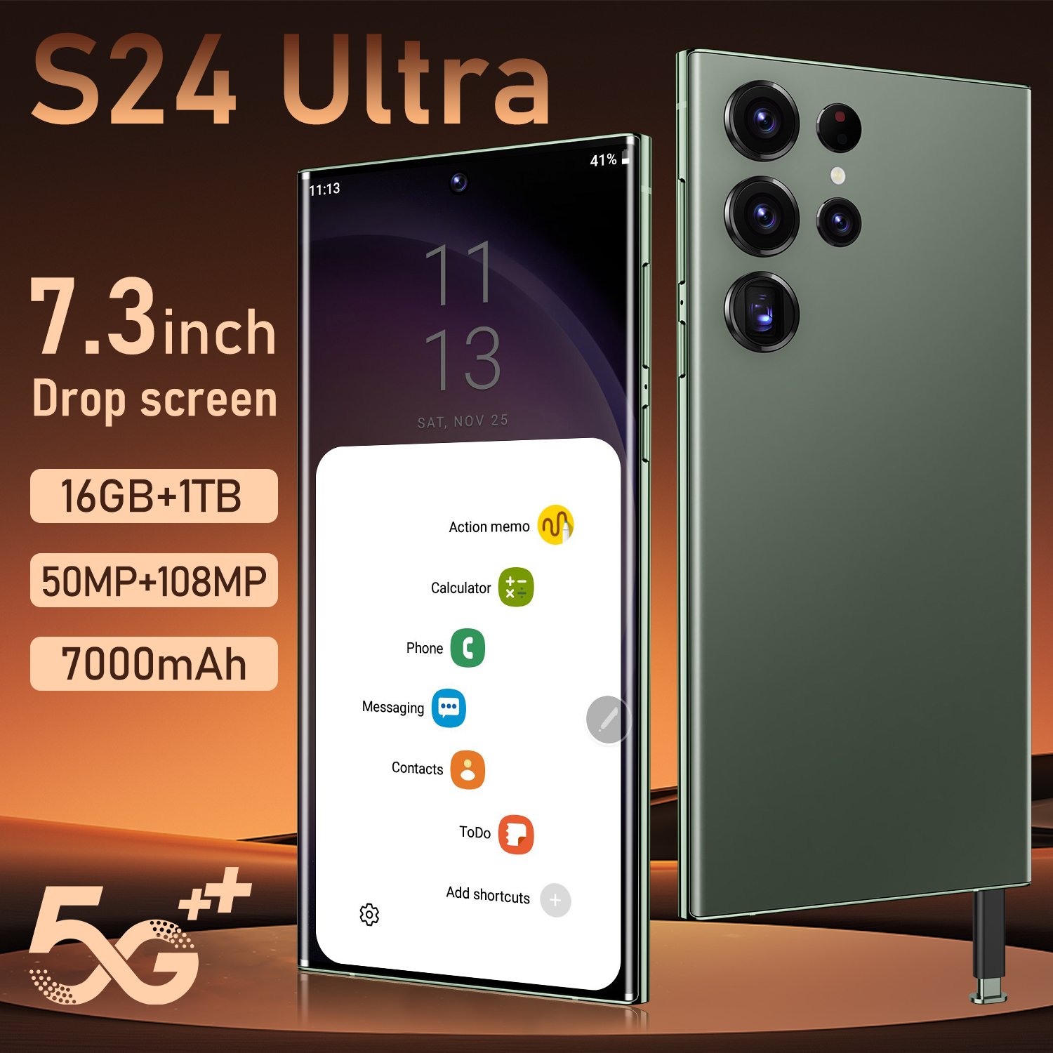 2024 Original Android 13 s24 ultra phone Smartphone 16+1TB Mobile Phone Cell Gaming Phone 5G smartphone 3G&4G smartphone